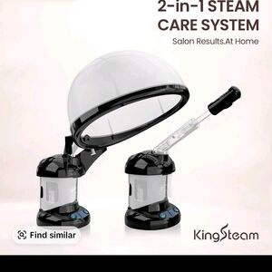 KingSteam. Brand New Still In The Box 2-in-1 Hair and Facial Steamer - White